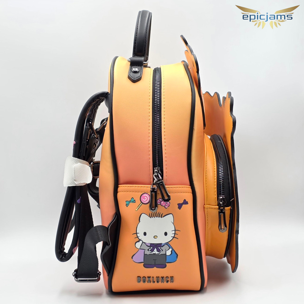 Sanrio Hello Kitty & Friends Halloween Costumes Pumpkin Mini Backpack Bag New - Picture 5 of 7